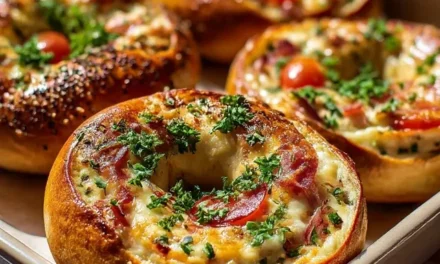 Quiche Stuffed Bagels – A Quick & Delicious Breakfast Treat
