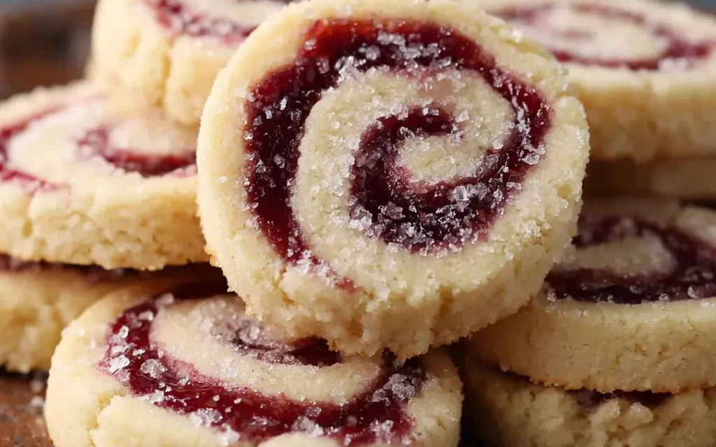Rasberry Swirt Shortbread Cookies: A Classic Holiday Treat