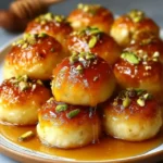 Ricotta Pistachio Honey Bites