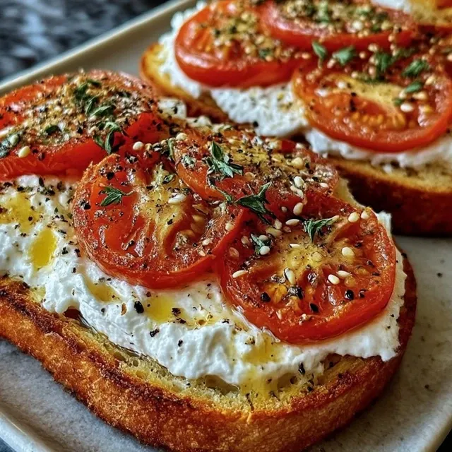 Ricotta Tomato Sourdough Toast: A Heavenly 5-Minute Breakfast Delight