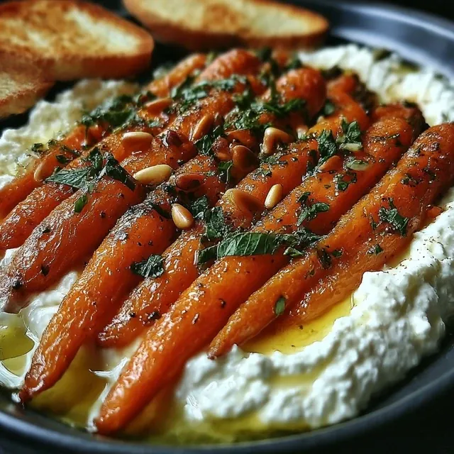 Roasted Carrots With Whipped Ricotta and Hot Honey: A Scrumptious Side Dish
