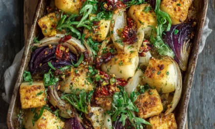 Roasted Kohlrabi Traybake – A Quick & Easy Vegetarian Meal
