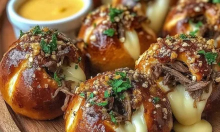 Smoked Brisket & Beer Cheese Pretzel Bombs – A Delicious Homemade Treat