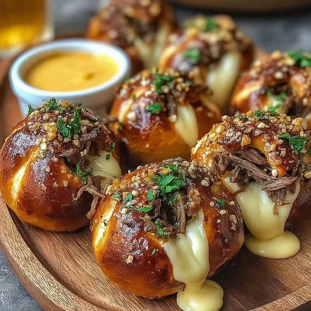 Smoked Brisket & Beer Cheese Pretzel Bombs – A Delicious Homemade Treat