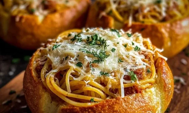 Spaghetti Garlic Bread Bowls: A Delightful Dinner in Under 30 Minutes