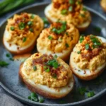 Spicy Bayou Deviled Eggs