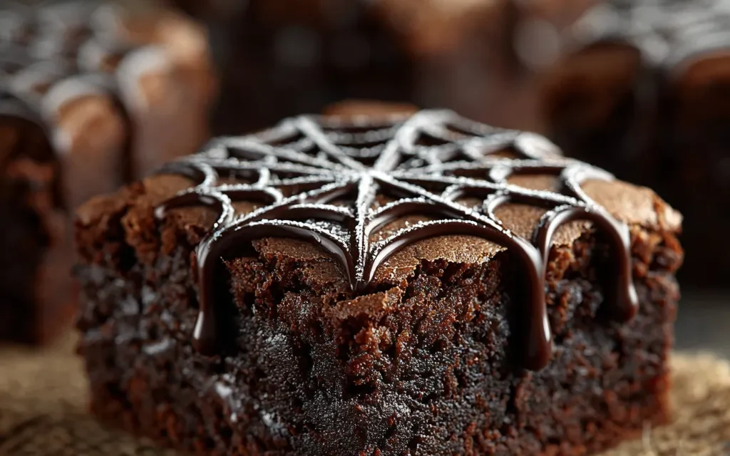 Spiderweb Brownies: Devilishly Delicious Halloween Dessert