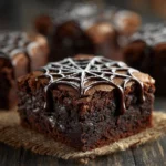 Spiderweb Brownies