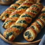 Spinach and Feta Puff Pastry Twists
