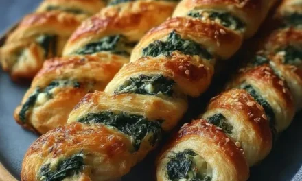 Spinach and Feta Puff Pastry Twists: A Mouthwatering 30-Minute Delight