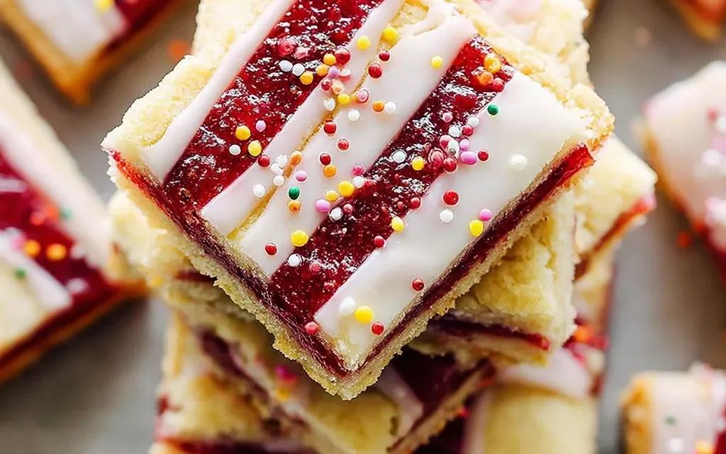 Strawberry Pop Tart Cookie Bars – Irresistible Homemade Treat