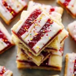 Strawberry Pop Tart Cookie Bars