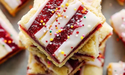 Strawberry Pop Tart Cookie Bars – Irresistible Homemade Treat