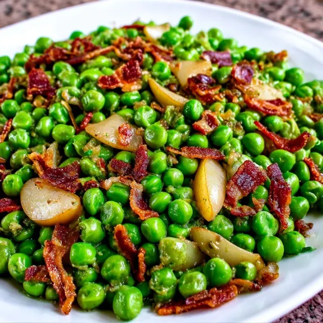Thanksgiving Peas with Pear and Pancetta: A Delightful Holiday Side Dish