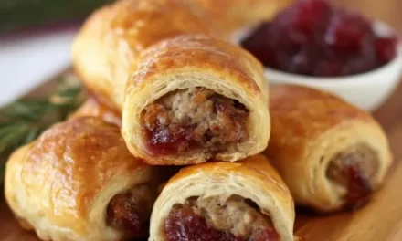 Delicious Turkey & Cranberry Sausage Rolls – Ready in Just 30 Minutes!