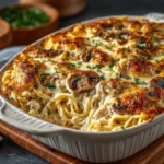 Turkey Tetrazzini Casserole