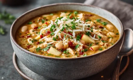 Incredible 30-Minute White Cheddar & Apple Chicken Chili