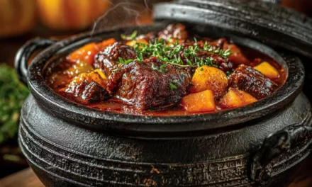 Witch’s Cauldron Beef Stew – A Hearty and Comforting Classic
