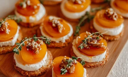 Apricot and Goat Cheese Appetizers – Express and Delightful