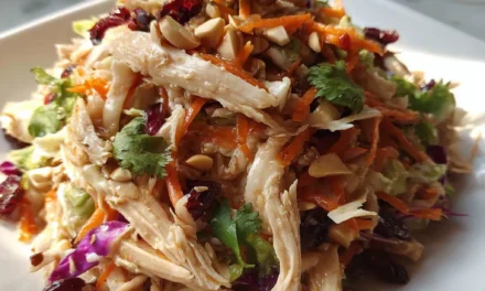 Asian Chicken Cranberry Salad – A Flavorful and Easy Meal