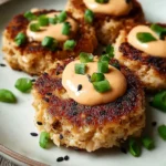 Asian Tuna Cakes with Spicy Mayo