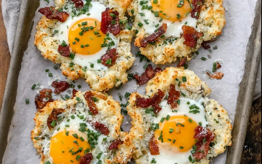 Bacon Parmesan & Chive Egg Clouds – A Heavenly Breakfast Delight