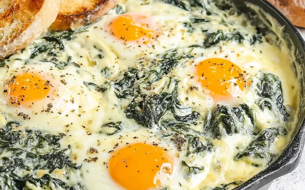 Baked Eggs Florentine: A Delightful Breakfast Delight