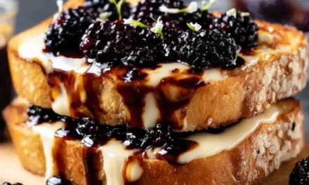 Balsamic Blackberry Bliss Grilled Cheese – A Mouthwatering Masterpiece