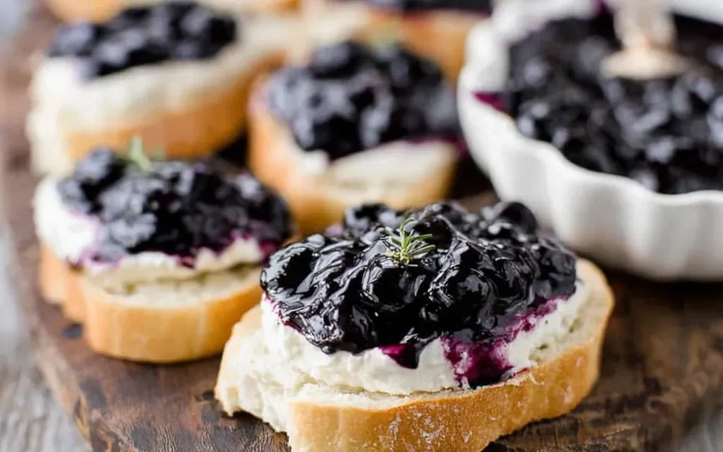 Blueberry Balsamic Goat Cheese Appetizer: A Delightful 10-Minute Treat
