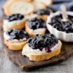 Blueberry Balsamic Goat Cheese Appetizer