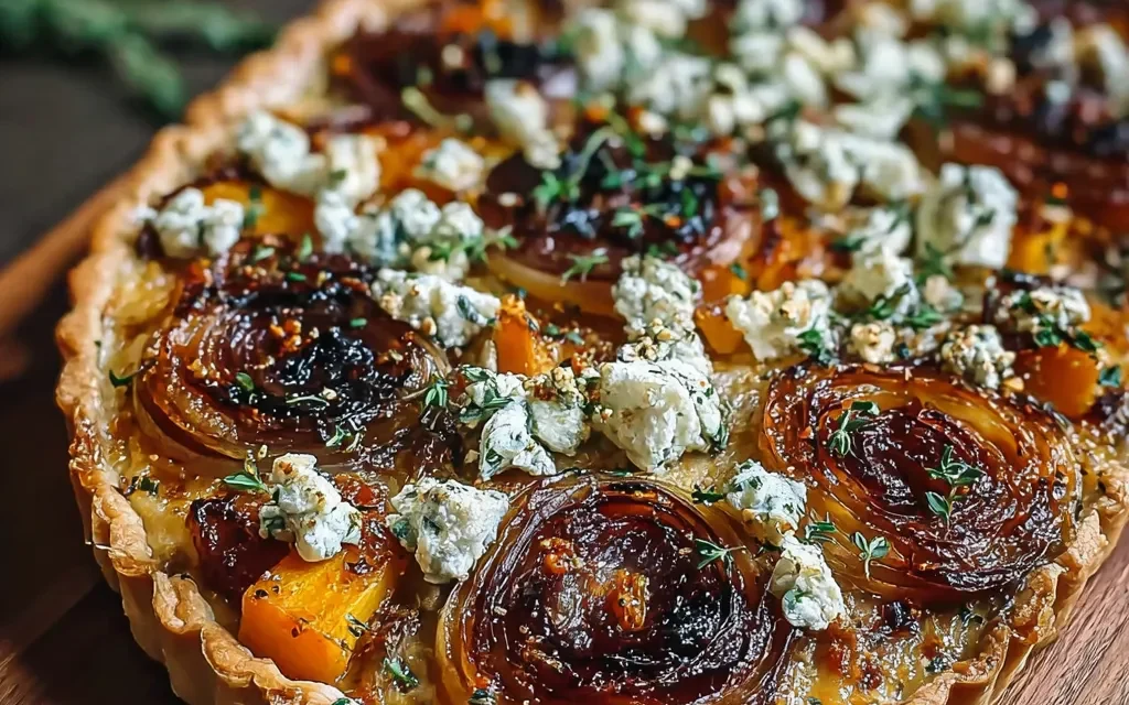 Caramelized Onion Butternut Squash Tart – A Delightful Fall Delight