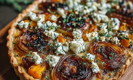Caramelized Onion Butternut Squash Tart – A Delightful Fall Delight