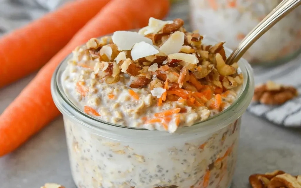 Carrot Cake Chia Oats: A Scrumptious and Healthy Breakfast
