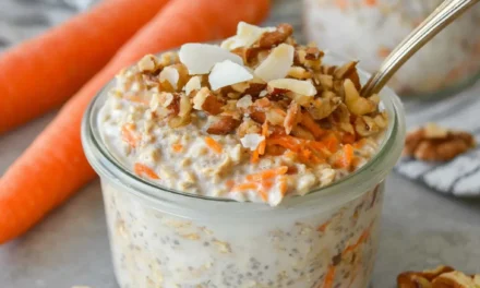 Carrot Cake Chia Oats: A Scrumptious and Healthy Breakfast