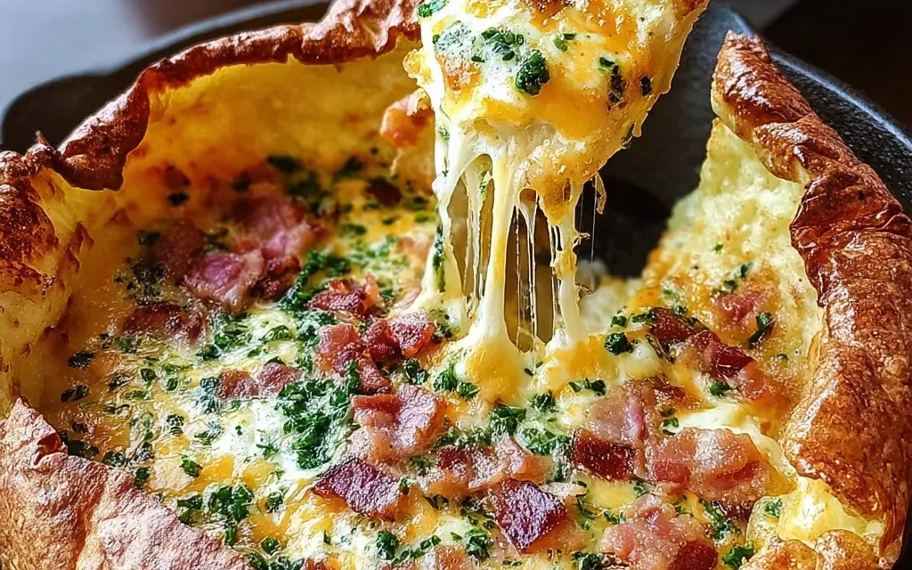 Cheddar Bacon Dutch Baby: A Scrumptious Express Breakfast