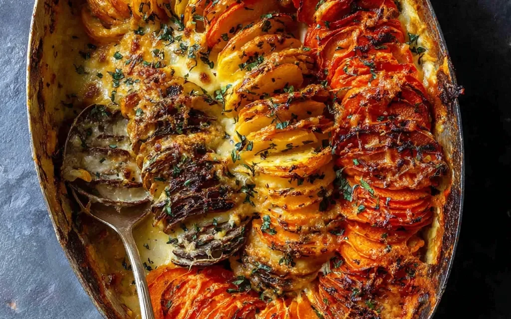 Cheesy Root Vegetable Gratin – An Old-Fashioned Family Favorite