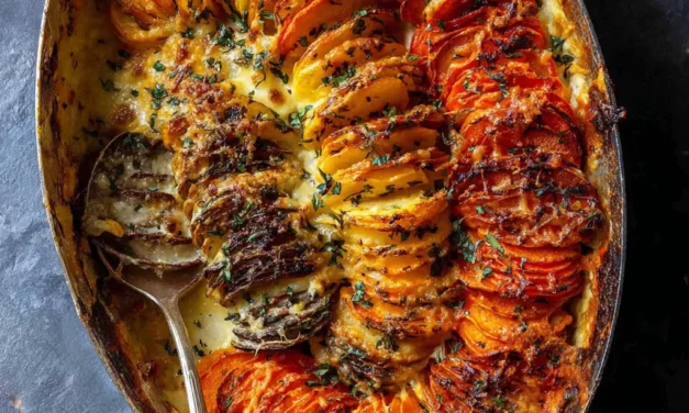 Cheesy Root Vegetable Gratin – An Old-Fashioned Family Favorite