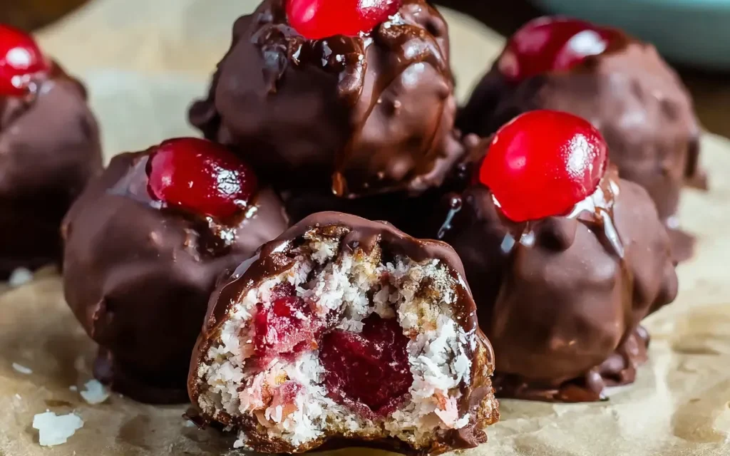 Cherry Bourbon Balls: Classic 20-Minute Cocktail Bites
