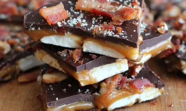 Chocolate Caramel Marshmallow Whiskey & Bacon Bark – A Delightful Treat