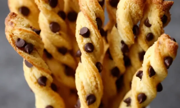 Chocolate Chip Cookie Dough Twists – A Delightful Family-Style Twist