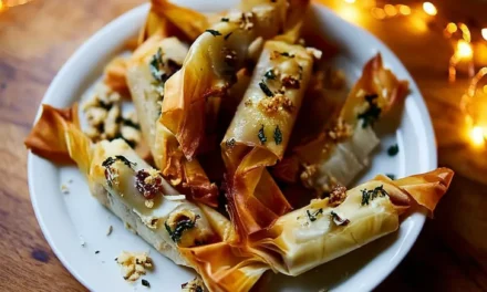 Christmas Cranberry and Brie Filo Crackers – A Festive Appetizer Delight