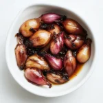 Cider-and-Bourbon-Glazed Shallots