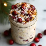 Coconut Cranberry Overnight Oats