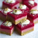 Cranberry Curd Bars