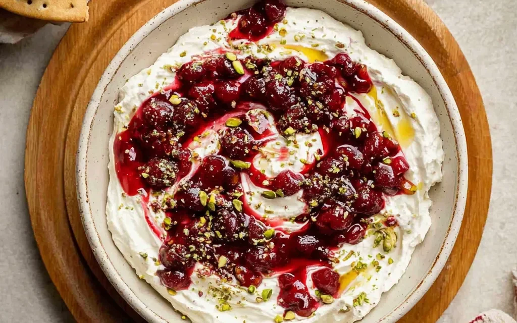 Cranberry Whipped Feta Dip – A Crowd-Pleasing Party Favorite