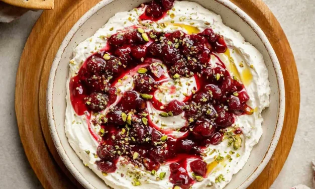Cranberry Whipped Feta Dip – A Crowd-Pleasing Party Favorite
