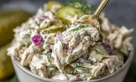 Crunchy Dill Pickle Chicken Salad – A Delightful and Refreshing Treat