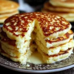 Fluffy Cottage Cheese Pancakes
