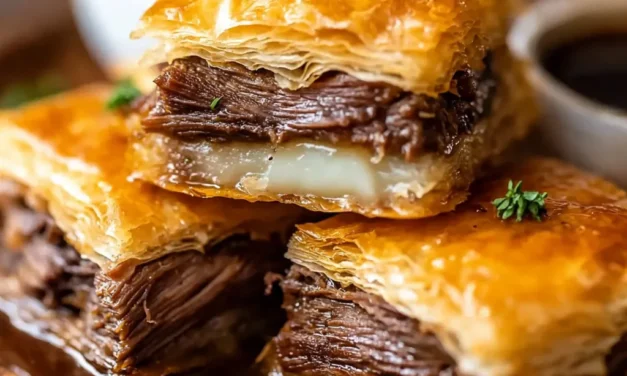 Irresistible French Dip Squares: A Cheesy, Beefy Appetizer Delight