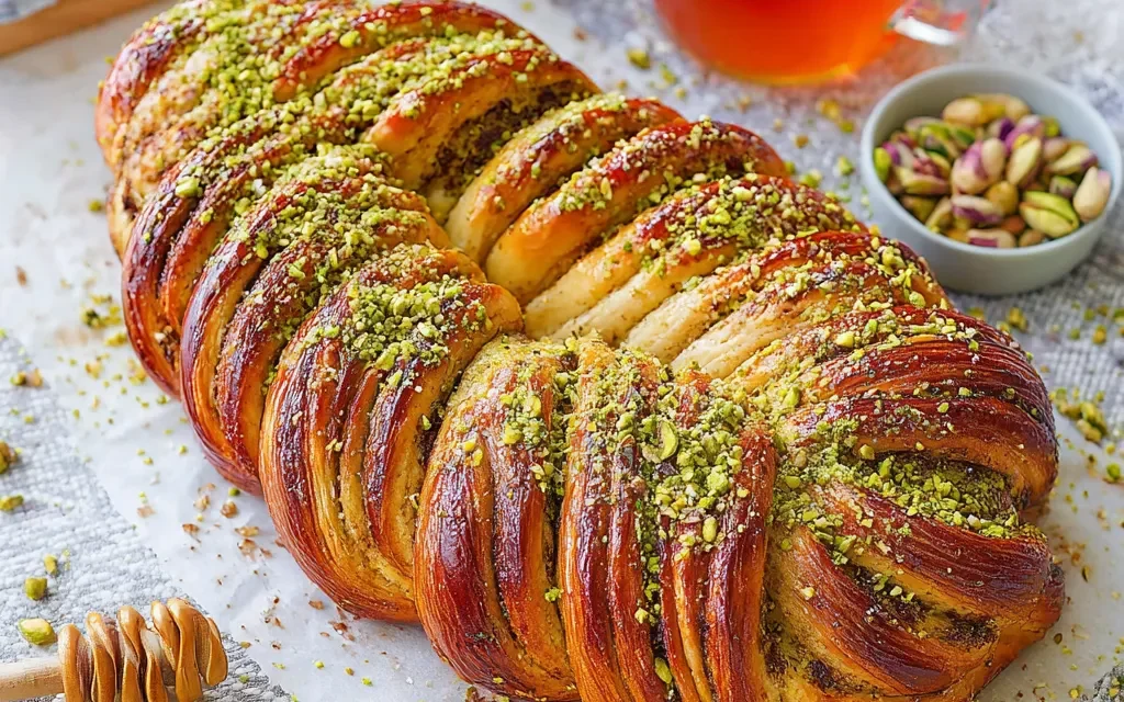 Honey Pistachio Babka Bread: A Delightful Sweet Bread Treat